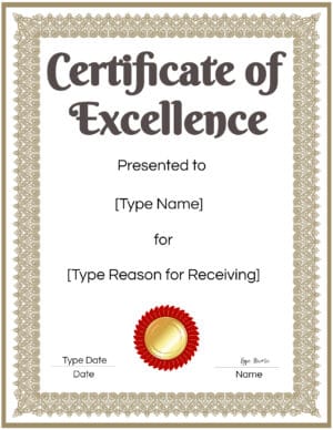 Award of Excellence